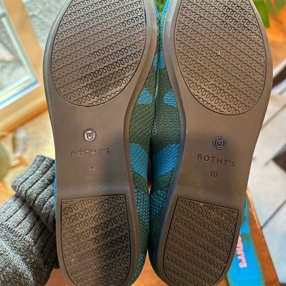 Rothy’s green and blue camo loafers - Picture 5 of 5